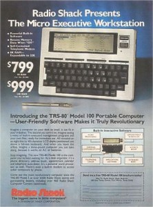 Radio Shack TRS 80 ad