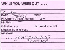 While You Were Out Form